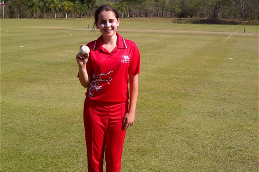Marina takes wicket with first ball for Hong Kong